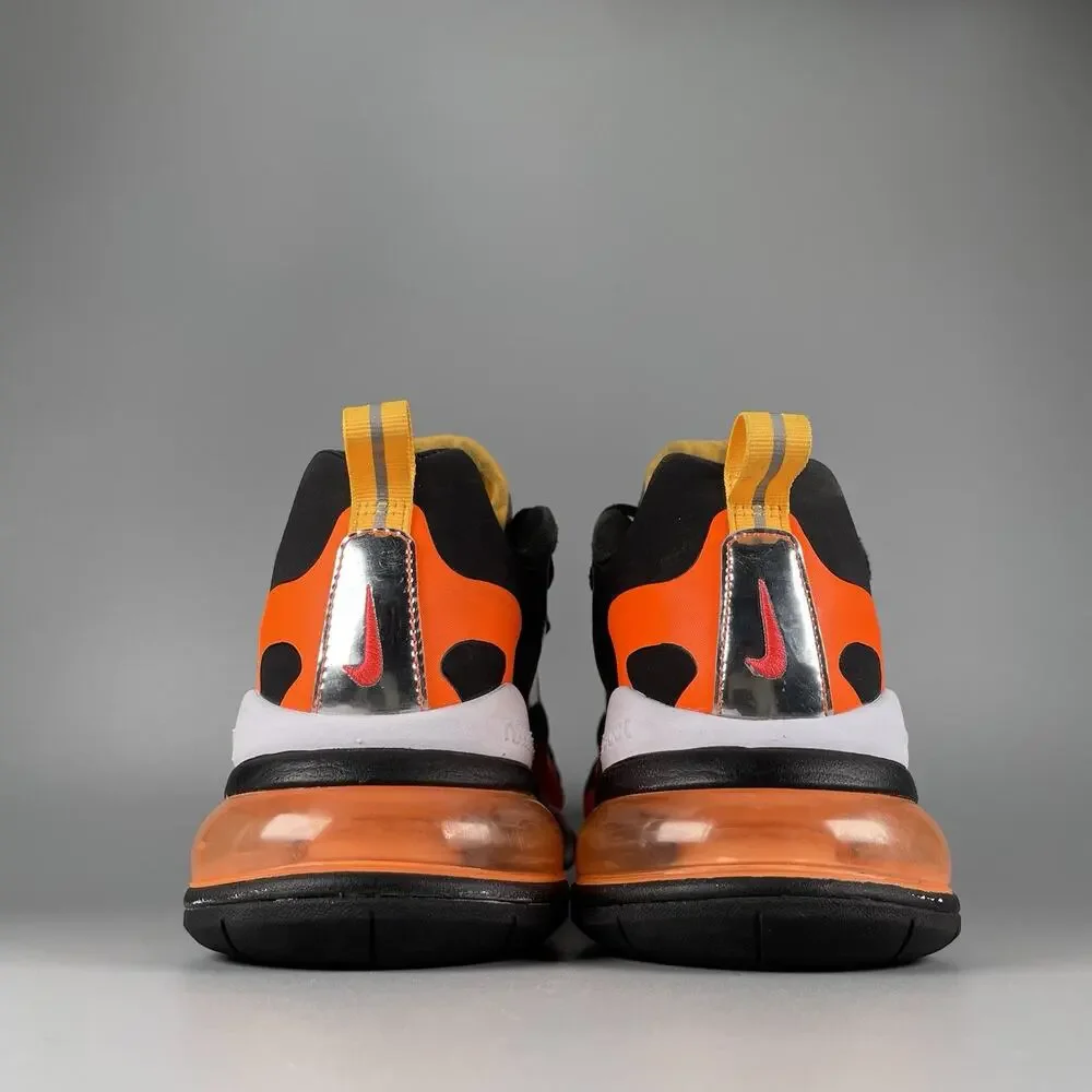 Nike Air Max 270 React Supernova 2020 Men’s 8.5 Orange Running Sneakers Athletic - Picture 3 of 9